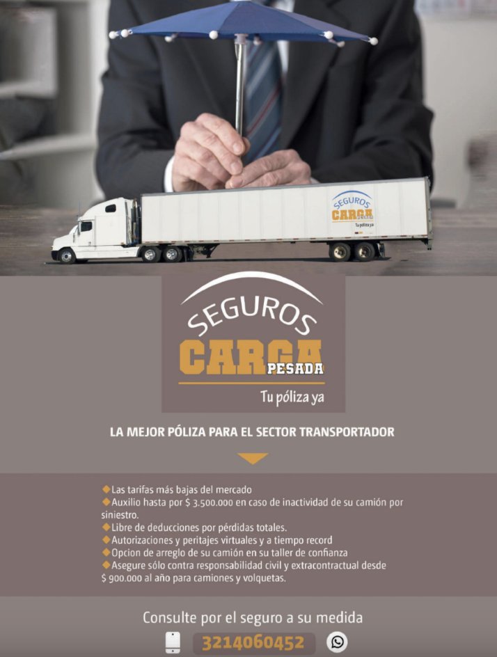 ¡La mejor póliza para el sector está con #CargaPesada! 

bit.ly/MK107

#RevistaMakinariaPesada
#MakinariaPesada