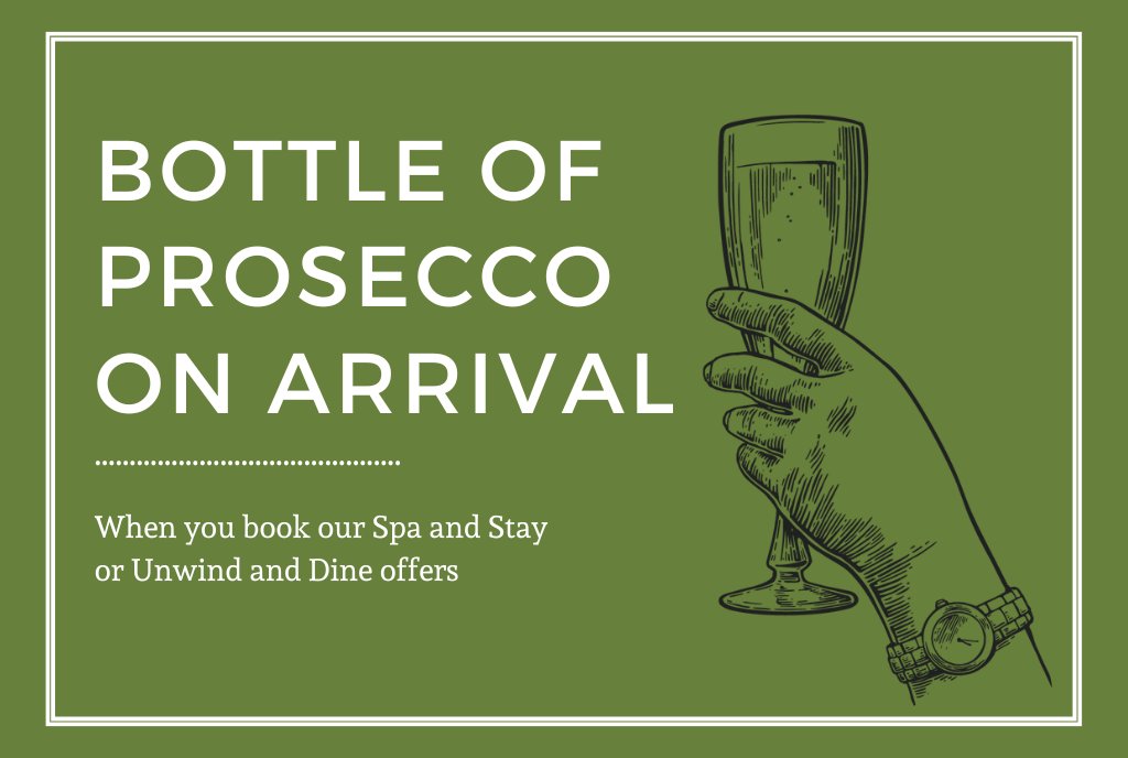 Cheers! 🥂 Book our Spa and Stay offer or two night Unwind and Dine offer TODAY and receive a complimentary bottle of prosecco on arrival.

Simply call us to book your stay and quote code ‘NOVEMBER SPA SALE’.

Check our offers page for more information: ortonhall.co.uk/offers/