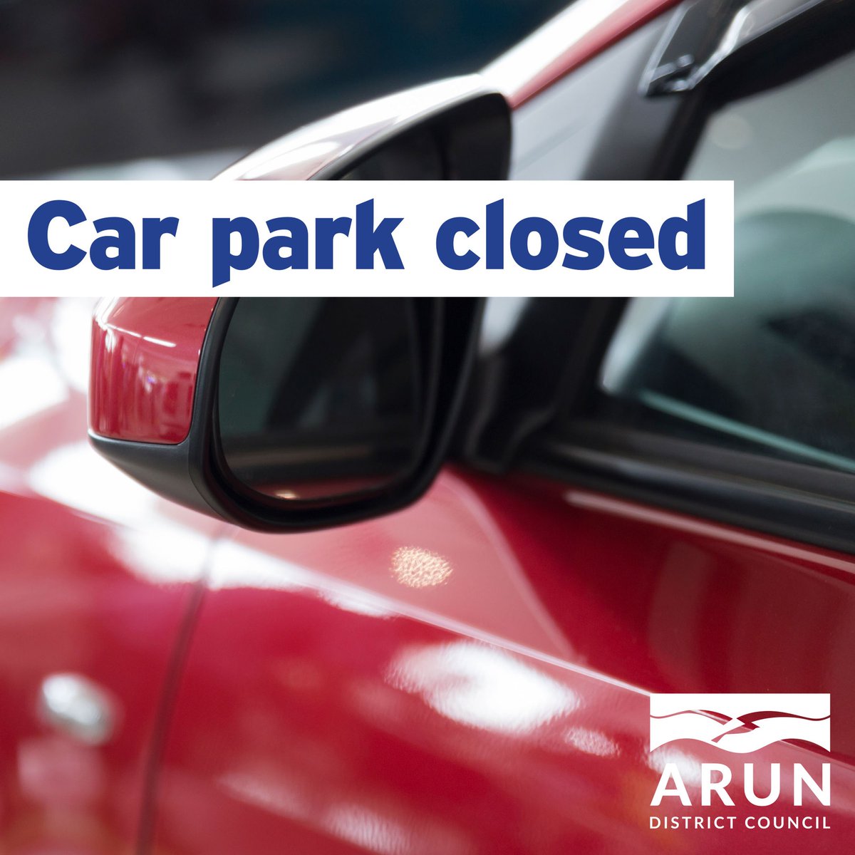 The south side of St Martins car park in Littlehampton will be closed for resurfacing from today (Monday 21 November 2022) to Friday 25 November 2022.

You can find alternative parking at arun.gov.uk/littlehampton-…