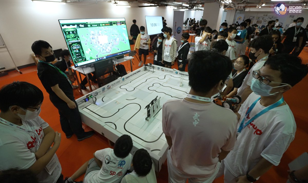 RoboCupAP's tweet image. 𝗛𝗶𝗴𝗵𝗹𝗶𝗴𝗵𝘁𝘀 𝗼𝗳 𝗥𝗖𝗔𝗣 𝟮𝟬𝟮𝟮 𝗖𝗼𝗦𝗽𝗮𝗰𝗲 𝗙𝗶𝗻𝗮𝗹𝘀 (𝟱)
#RoboCup #RCAP #rcap2022 #RCAPacademy #cospace #CoSpaceRobot #EduTECHAsia #singapore #ai #robots #cs #computerscience #future #autodriving #Rescue #ADC #AutoDriving #Challenge #Tesla #Travel #Education