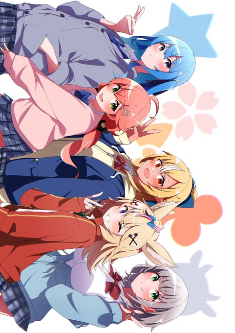 星街すいせい ,尾丸ポルカ ,さくらみこ ,不知火フレア ,白銀ノエル 「しらないこと研究会!#しらけん#しらぬえ #絵まる #miko_Art #ほしま」|やまき@4/30ホロクルJ4のイラスト 星街すいせい ,尾丸ポルカ ,さくらみこ ,不知火フレア ,白銀ノエル 「しらないこと研究会!#しらけん#しらぬえ #絵まる #miko_Art #ほしま」|やまき@4/30ホロクルJ4のイラスト