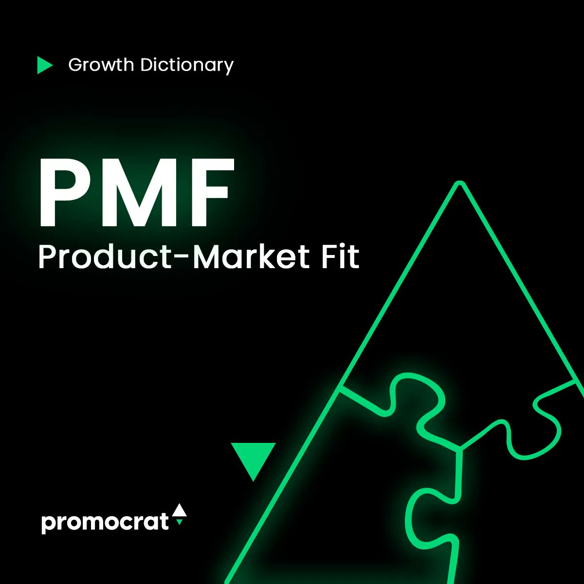 Product-market fit (PMF), is the degree to which a product satisfies a strong market demand. We are big fans of the now-legendary method developed by @RahulVohra from <a href="/Superhuman/">Superhuman</a> buff.ly/3uxcIK4