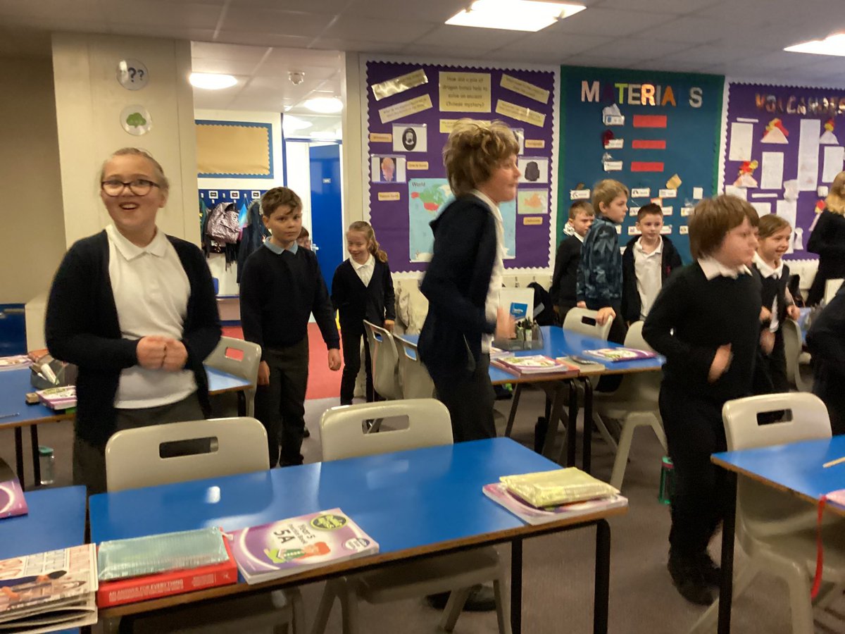 CalowCofEClass5's tweet image. We had a great time last week for #mathsweek2022. We completed the Numberfit World Cup, practised our times tables whilst doing circuits and tried our best to complete some tricky challenges.