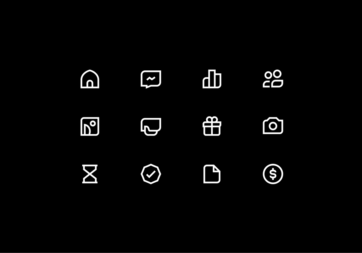 Icon set for ziina.com