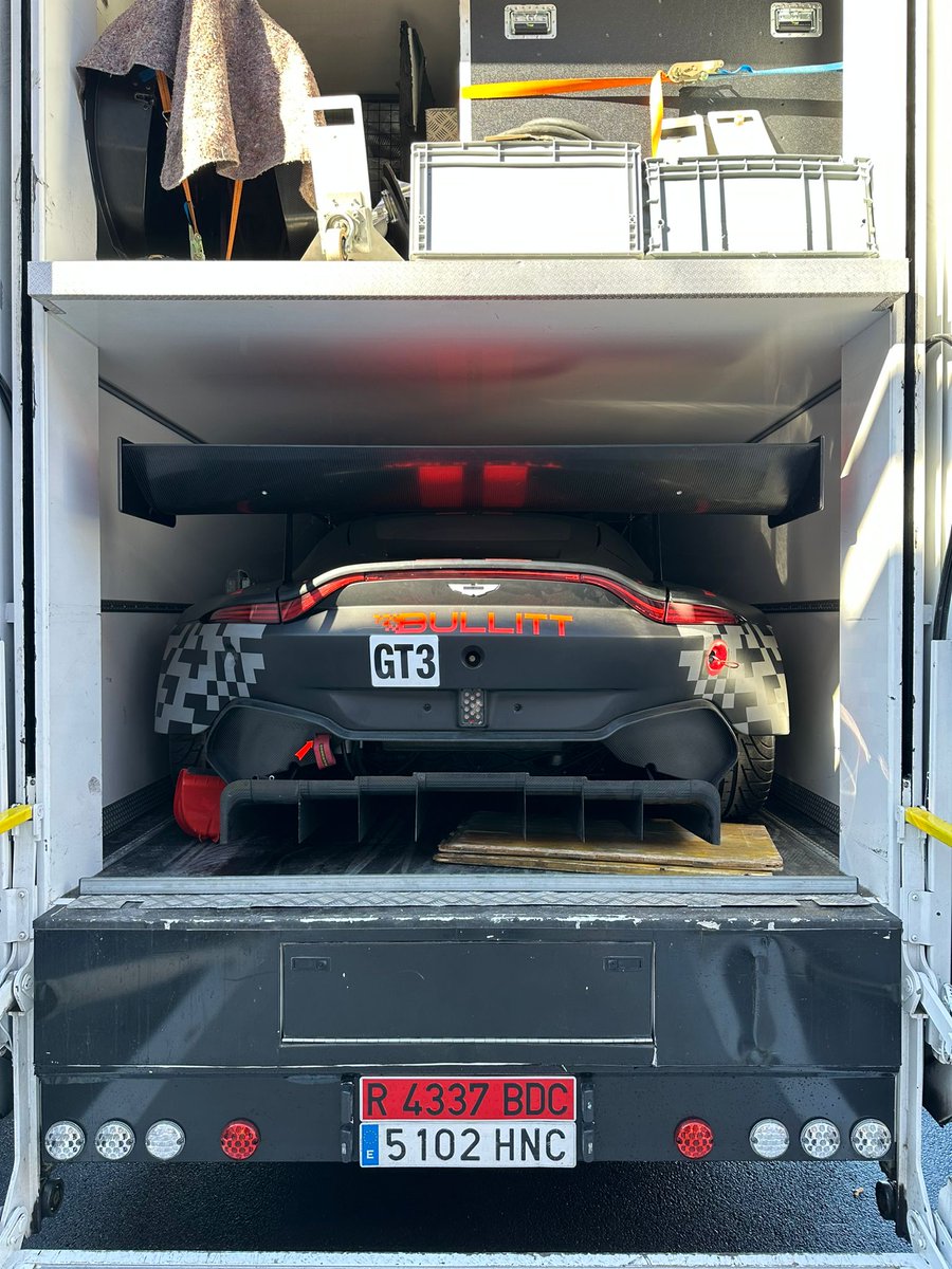 Bullitt_Racing's tweet image. We’re delighted to be back in Barcelona testing the Vantage. Sunny skies and a great race track await.

#AstonMartin | #AMR | #BR2023
