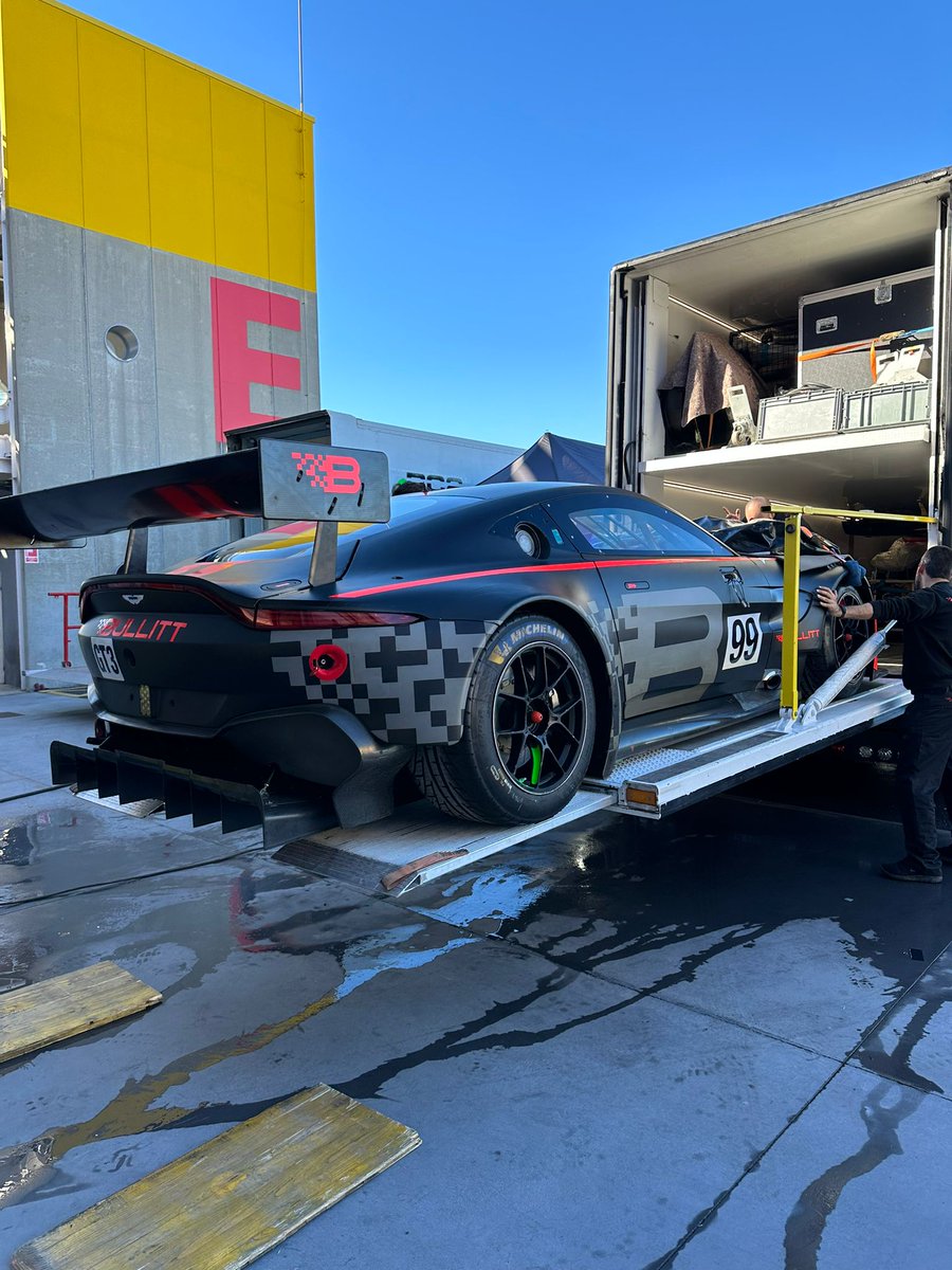 Bullitt_Racing's tweet image. We’re delighted to be back in Barcelona testing the Vantage. Sunny skies and a great race track await.

#AstonMartin | #AMR | #BR2023