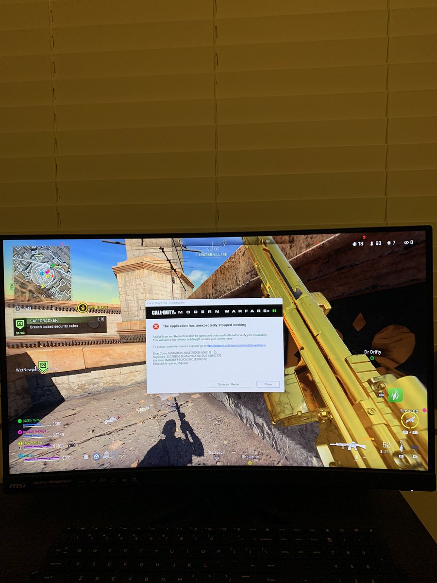 dvngelo1's tweet photo. @CallofDuty yo fix this asap https://t.co/BfYLSdChnw