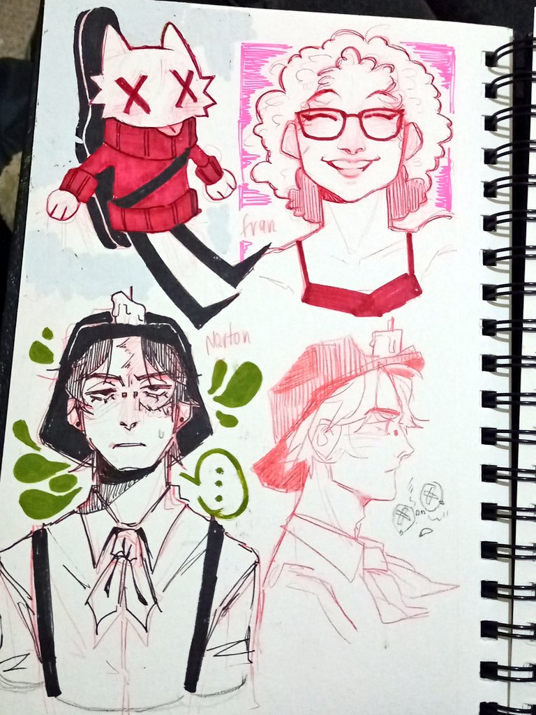 sketchbook pages ^^ 