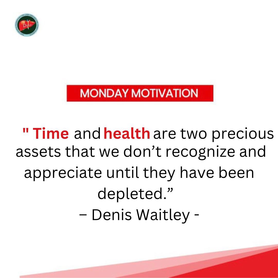 Use your time very well and take care of your health.

It’s cheaper to stay healthy than sick.
Have an amazing week
#liver
#defflid
#newweek
#newgoals
#liverconditions
#newopportunities
#defflidfoundation