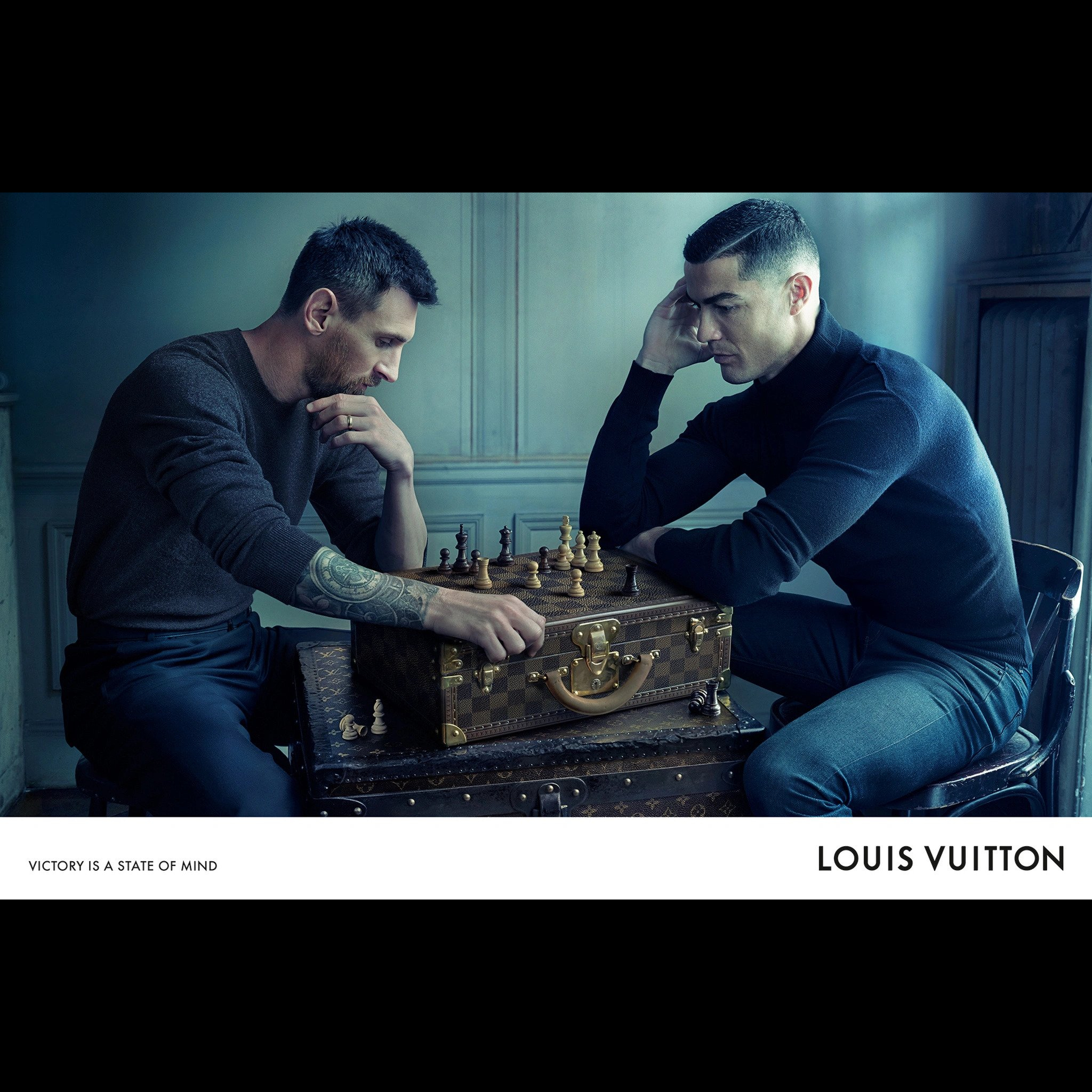 Lionel Messi & Cristiano Ronaldo Star in New Louis Vuitton Chess Campaign