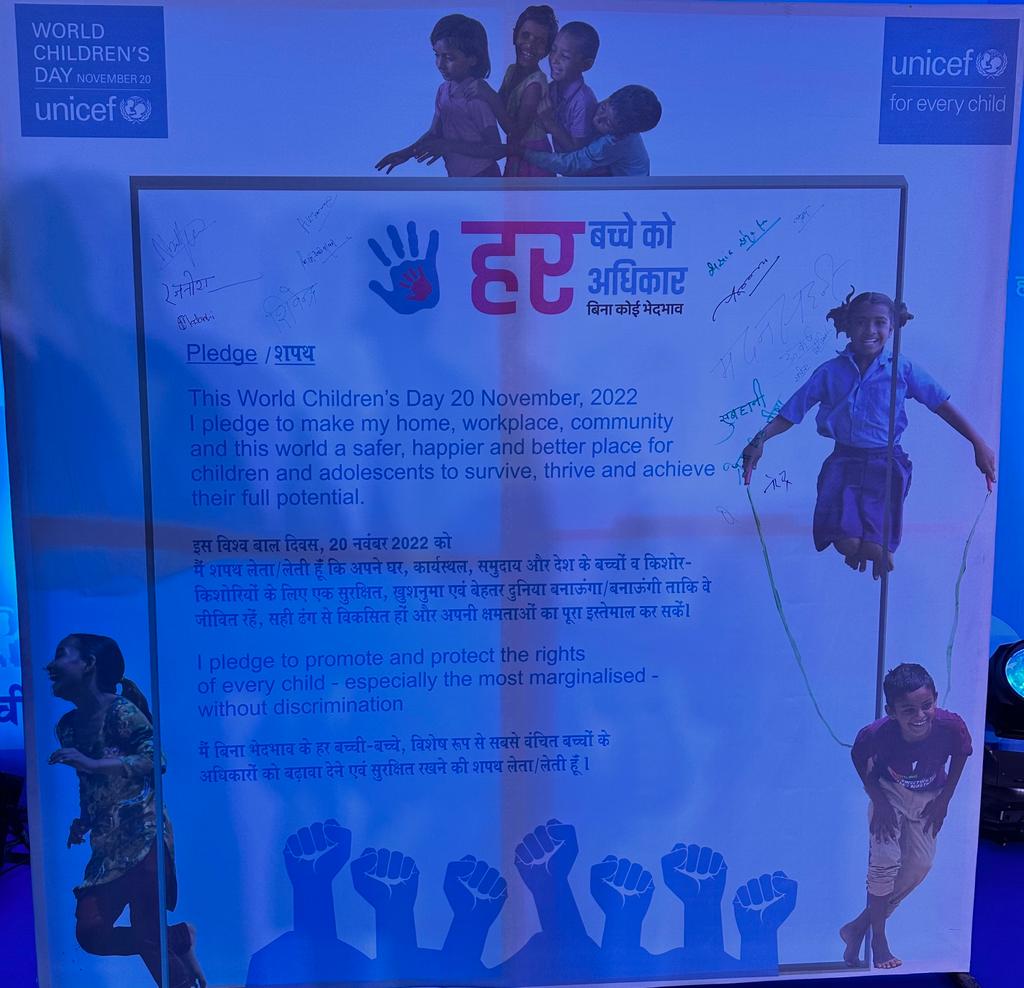 DoSWBihar's tweet photo. बाल अधिकार उत्सव।
#BiharSocailWelfareDept #UNICEF
 @MinistryWCD  @SahniBihar @WCDBihar
@IcdsBihar @SakshamBihar https://t.co/uYAWol3EjZ