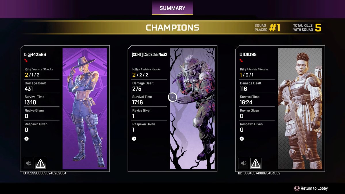 JulieBDesign's tweet image. Won an Apex game by myself. Lol #PS4share