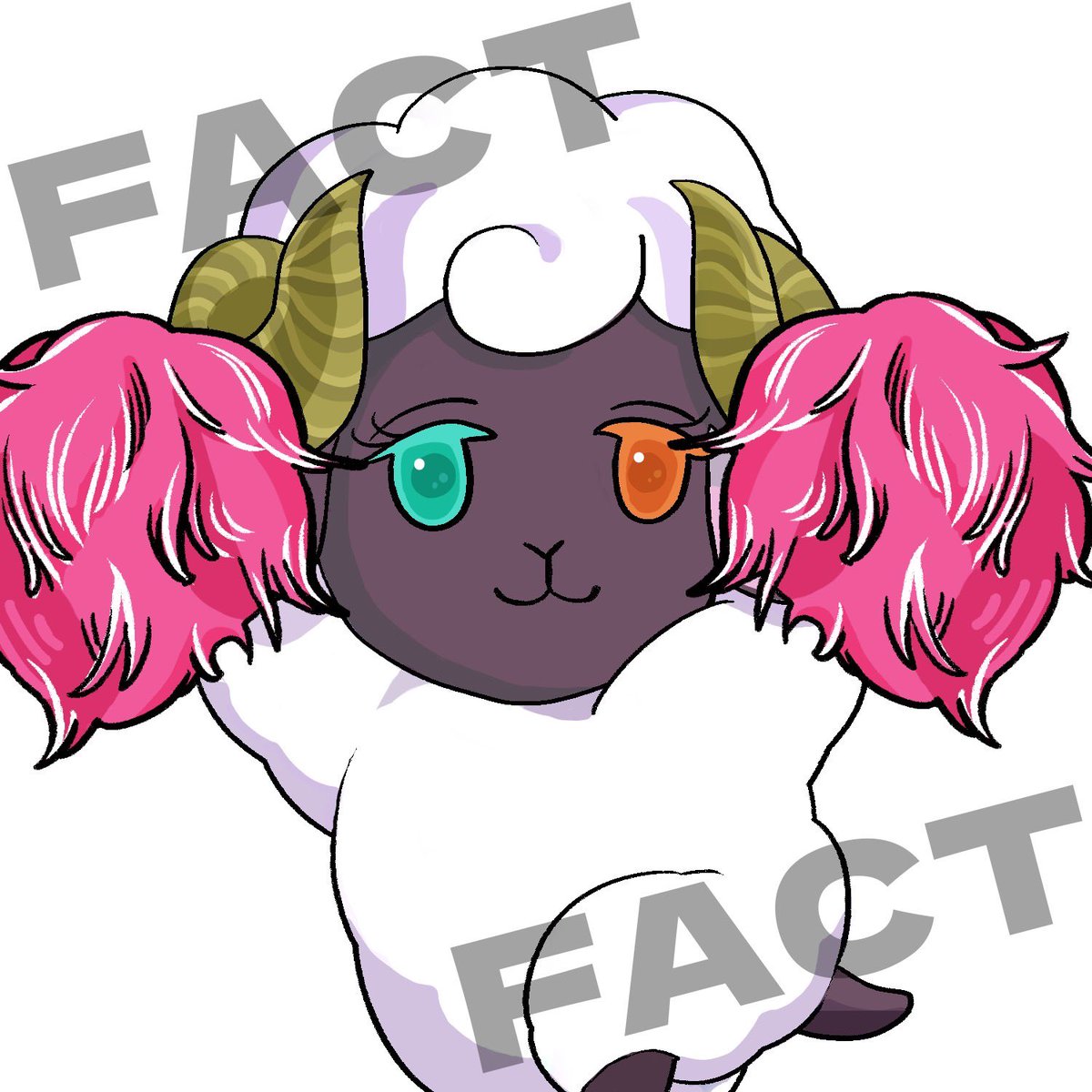 fact_nft's tweet image. FACT 2nd Collection「FACTの森」
今日の紹介はヒツジの「アクル」です！

名前：アクル
種族：ヒツジ
特徴：応援ガール
マラカスやポンポンでの応援はお任せあれ！数を数え出したらみんな寝てしまうので注意

#FACT #NFT #FACTの森 #Akuru #アクル