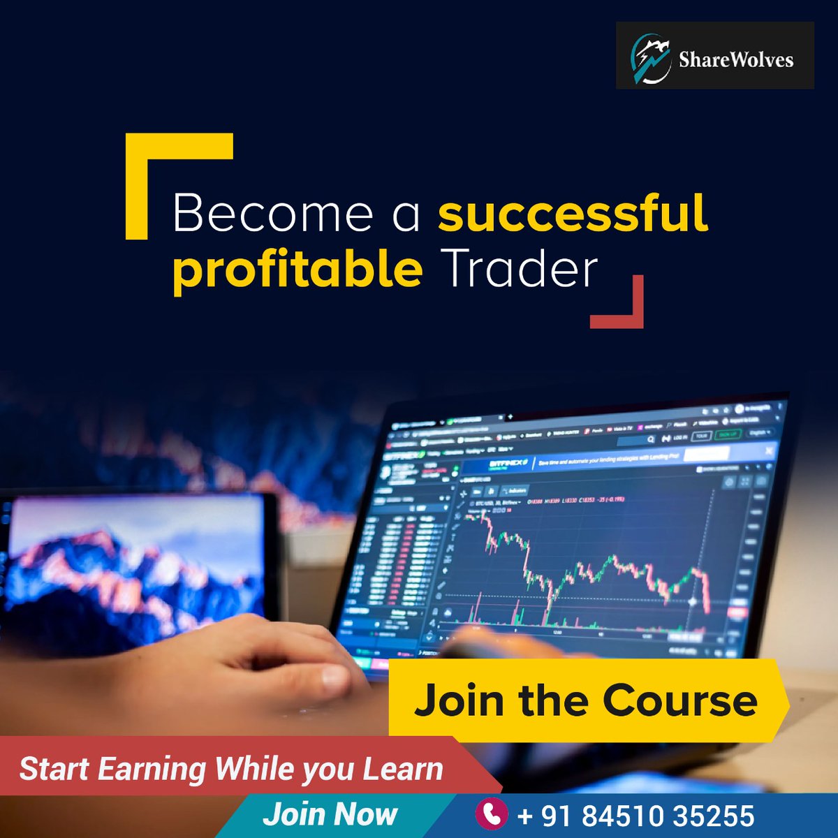 sharewolves's tweet photo. Become a successful profitable Trader
Call - +91 8451035255
#trading  #money #trader #investing #investment #financialfreedom #technicalanalysis #profit #tradingstrategy #traders #stockmarket #stocks #business #sharemarket #stockmarketindia #stockmarketinvesting https://t.co/xUx5NOQfyD