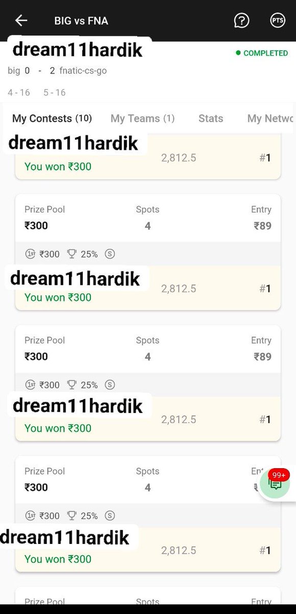 kingkohlibig18's tweet photo. Back to back all matches jackpot cleansweep ❤️😍🔥

Channel link 👉🏻
https://t.co/yCF5qRpYge

#Dream11 #dream11 #dream11team #WorldCup2022 #Cricket #football #ViratKohli𓃵 #telegramchannel #prokabaddi #basketball #ChampionsLeague #smallleague #PremierLeague #FIFAWorldCup https://t.co/xqVHDFx933