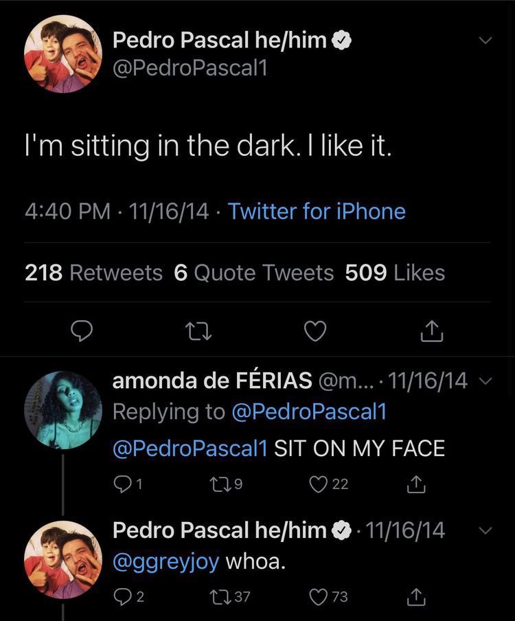 aperitivore's tweet photo. user pedropascal1 u will always be famous! https://t.co/N2H5JEDbbt