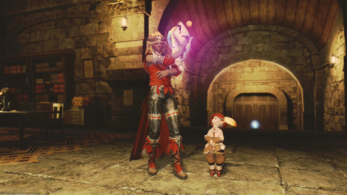 Swordwields's tweet photo. #RoevemberXIV 20 - "hey tataru, i feel like louisoix is talking through me, i wrote out the final equation he thought of before he died, can you check the math"

"bahl, that just says 'egg sandwich' you oversized twit. if it is louisoix talking he must just be ordering lunch." https://t.co/rsEJiqGkxh