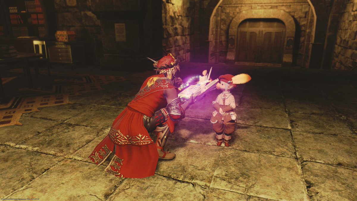 Swordwields's tweet photo. #RoevemberXIV 20 - "hey tataru, i feel like louisoix is talking through me, i wrote out the final equation he thought of before he died, can you check the math"

"bahl, that just says 'egg sandwich' you oversized twit. if it is louisoix talking he must just be ordering lunch." https://t.co/rsEJiqGkxh