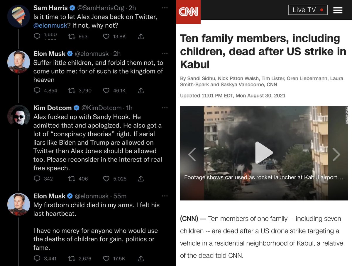 jacksonhinkle's tweet photo. Unban Alex or ban Joe. Your choice, if you’re principled. @elonmusk https://t.co/b46udWmSto