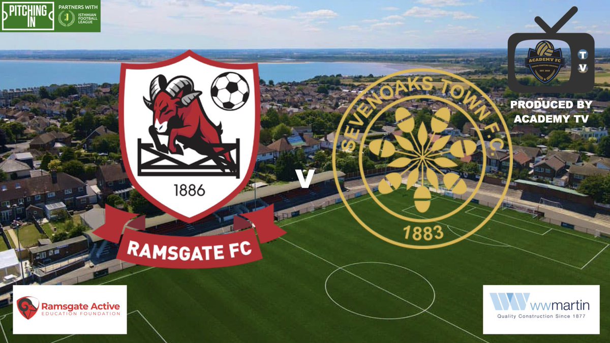 AcademyTVS's tweet photo. ⚽️🎥 NEW VIDEO ⚽️👀 @RamsgateFC 2-4 @SevenoaksTownFC Isthmian League - South East Division #nonle... https://t.co/4g5xLX8ZnK via @YouTube #NLRS #NonLeague #nonleaguefootball https://t.co/kOtpWqVHtw