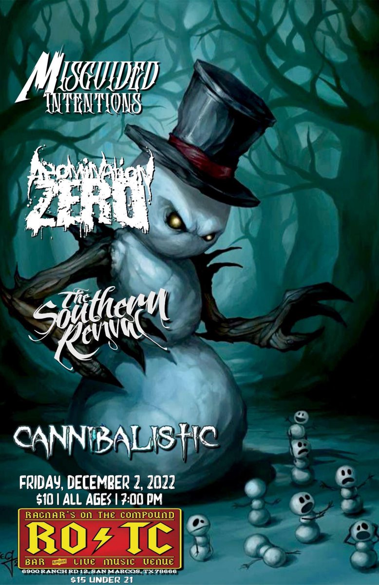 Next show! We’re heading back to <a href="/ragnars_otc/">RAGNAR'S ON THE COMPOUND</a> in San Marcos!