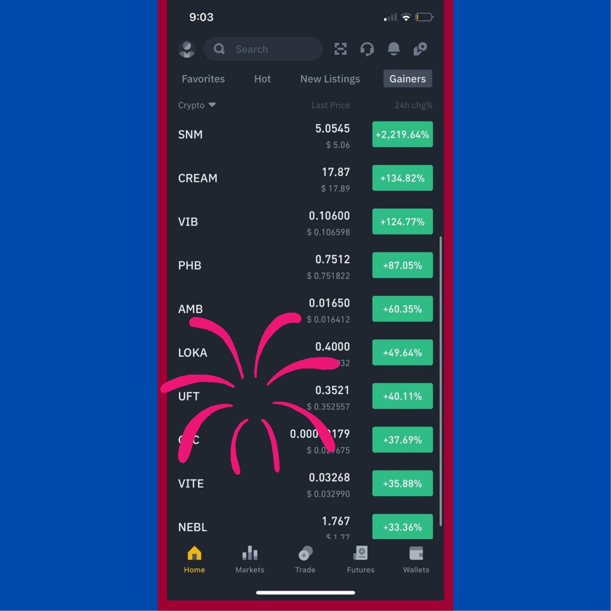 kryptokrazy27's tweet photo. @MrRealWhale Check out this #DeFi GEMM💎

$UFT @UniLend_Finance in TOP GAINERS on #Binance   🚀🚀

Gaining More than 40%🔥🔥

#UniLend #UniLendV2 #BSC #BSCGems #BSCGemsAlert #bscgem #Binance   #blockchain #lfg #cryptomarket #CryptoNews #Crypto #Cryptocurency #Altcoins #gem #ToTheMoon #HODL https://t.co/SUar6hSUin
