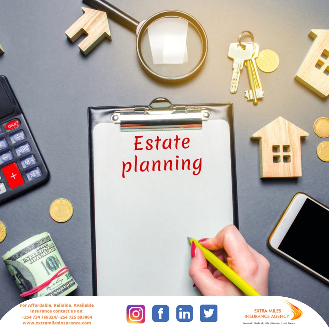 Estate planning:Preserve your legacy.
Contact us for this and more on 0725893064/0734768324.
#eastateplanning
#assests
#trustfund
#Insurance 
#insuranceadvisory 
#insuranceagent  
#extramiles 
#wegotheextramile 
#extramilesinsuranceagency 
extramilesinsurance.com