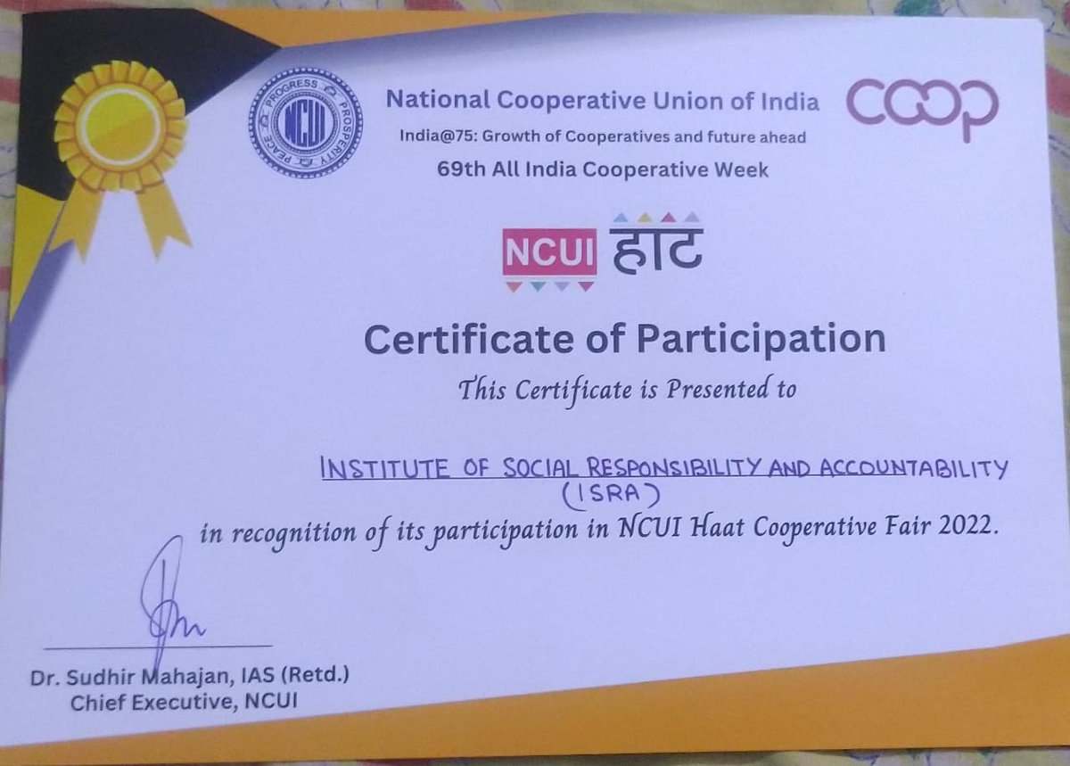 israindiaorg's tweet photo. नई दिल्ली में @ncuicoop द्वारा आयोजित सहकार मेले के समापन अवसर की कुछ तस्वीरें। 

#SHG #NCUI #ISRA #SDG #Scheme https://t.co/hlidaqC3zy