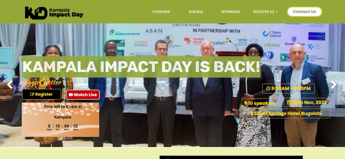 ⏰The count down is officially on for the 𝟐𝟎𝟐𝟐 𝐊𝐚𝐦𝐩𝐚𝐥𝐚 𝐈𝐦𝐩𝐚𝐜𝐭 𝐃𝐚𝐲.

With only 8 days to go, visit our official #KID2022 𝐖𝐞𝐛𝐬𝐢𝐭𝐞 ovoimpactday.com designed by our partner  <a href="/ConsultsCode/">Info-Code Consults Ltd</a> to get acquainted with all the #ImpactWeek details.