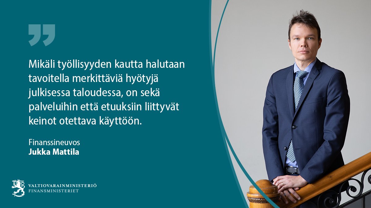 VMuutiset's tweet photo. Finanssineuvos Jukka Mattila käsittelee kolumnissaan rakenteellisten työllisyystoimien roolia julkisen talouden vahvistamisessa. 

💬 Lue kolumni: https://t.co/X5O8U5WCiA

#Virkamiespuheenvuoro | #Työllisyys https://t.co/yG0I2X2AVm