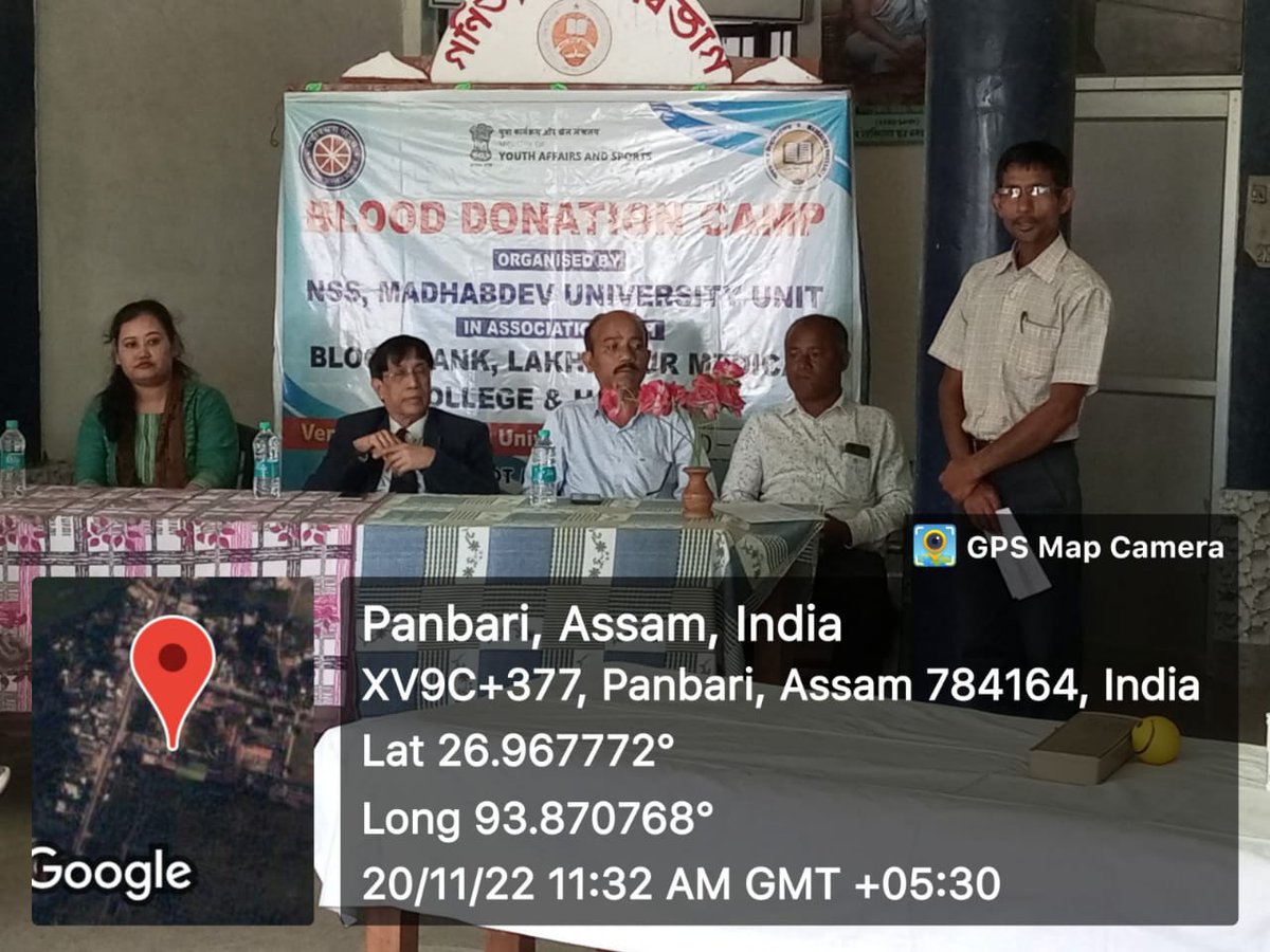LakhimpurDist's tweet photo. Blood Donation Camps were held in North Lakhimpur College, Madhabdev University, LTK College and Laluk College, wherein students/teachers from more than 12 colleges/university participated, as a mark to celebrate 400th Birth Anniversary of Bir Lachit Borphukan.
@CMOfficeAssam https://t.co/lGG9FlETVy