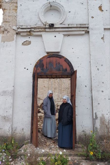 TimLeBerre's tweet photo. The Catholic Church of Kyselivka, Kherson Onlast, built in 1852 have been fully destroyed.Reported by the nuns and the priest on Nov 18, 2022. https://t.co/4fs8eNUMQU