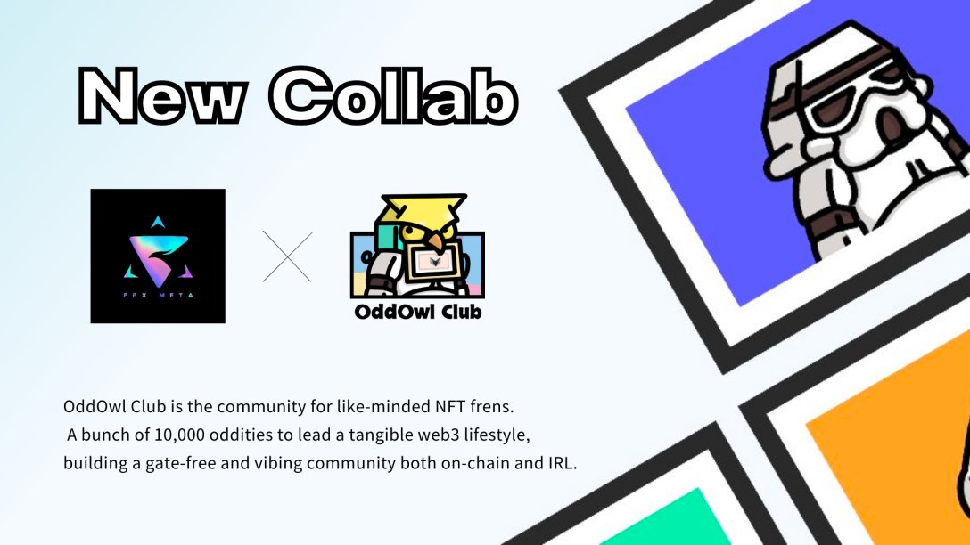 FPX_META's tweet photo. #FPXMETA✖️ #OddOwlClub🦉
🎁OOC WL*3
OOC is the first decentralized window network and a community for like-minded NFT frens.
Entry
1⃣👍+RT+Tag 3 frens
2⃣Follow @FPX_META & @OddOwlClub
3⃣Join https://t.co/LmGiu1jmlI
4⃣Register at https://t.co/NiXA4PVcx5
⏰48h
#NFTGiveaways #NFT https://t.co/3jSveEw2BK