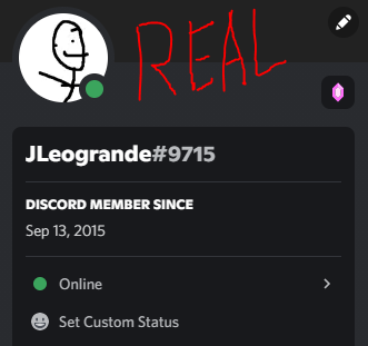 JaeLeogrande's tweet photo. Hey, this just came to my attention.  There is someone impersonating me in the various paragon remake discords for a few years now. I just wanted to say something publicly in case this guy scams/misleads anyone.  

@PlayParagongame @PredecessorGame https://t.co/DdUR7OaQ8E