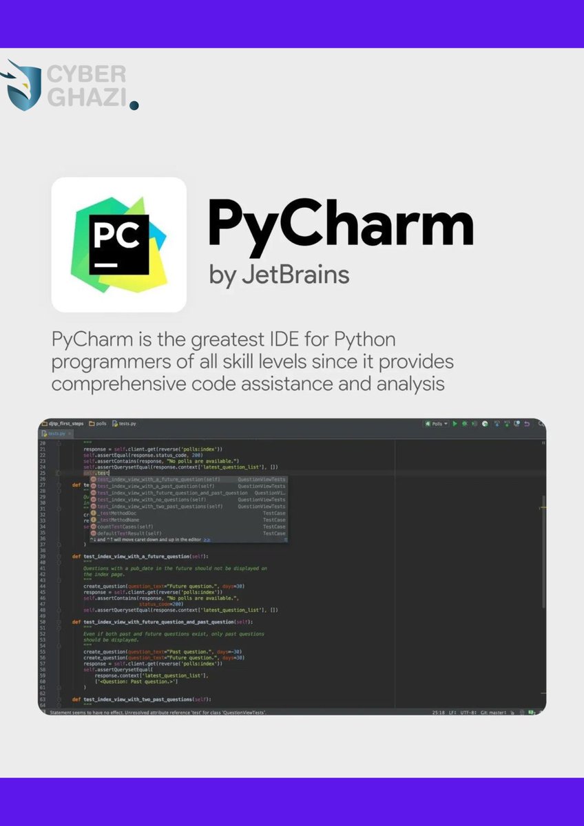 AlphaCortexa's tweet photo. 2/2
Most Used IDEs For Software Development: Overview For 2022
#CyberGhazi
#hacker #hackers #hackerspace #hackerman #mrrobot #recon #autorecon #nerd #nerds #nerdy #nerdlife #nerdlifestyle #malware #pythonprogramming #pythoncode #pythondeveloper #coding #programming #kalilinux https://t.co/cuXeXxtO8n