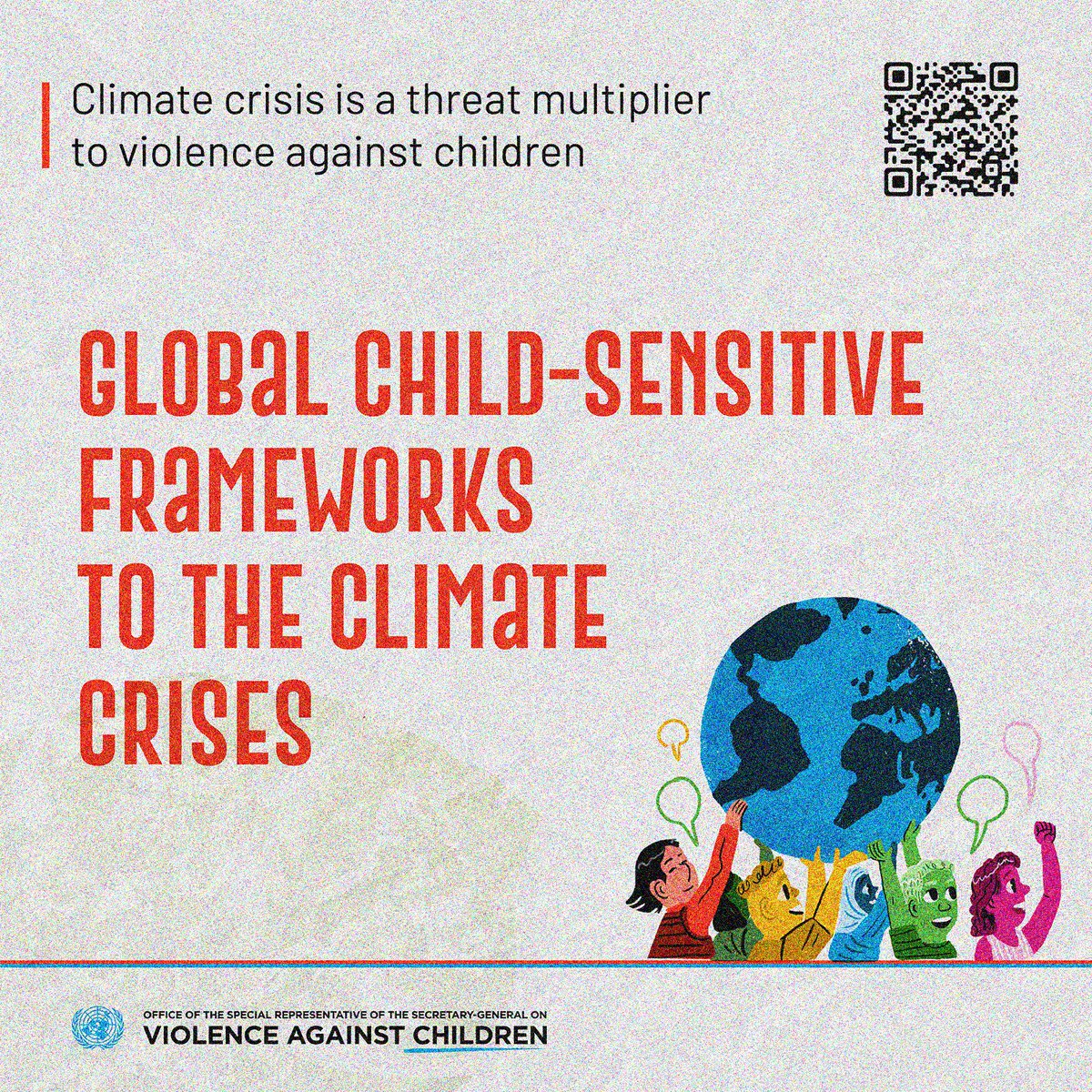 UN_EndViolence's tweet photo. Some global child-sensitive frameworks to the #ClimateCrises are:
π#ParisAgreement
π#UN Framework Convention on #ClimateChange
π#TaskForceOnDisplacement
π#WorldBank Environmental and Social Framework
πTo learn more: https://t.co/tREZpZv7ob
#WorldChildrensDay #Children https://t.co/l1OLHpOk7o