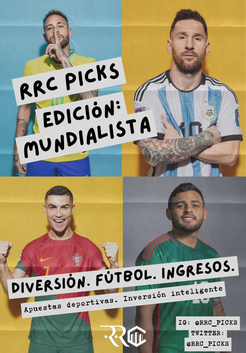 Ayubbb_'s tweet photo. ¡REVISTA MENSUAL!
💥 Menor riesgo de pérdidas
💥 2 Jugadas por partido del Mundial
💥 Análisis de los partidos
💥 Recíbelo cada semana a tu Telegram
👊🏼 Promoción adquiriendo la revista en nuestro grupo Premium.
👊🏼 Pregunta por Términos y Condiciones
#Revista
#picks
#picksdaily https://t.co/GaNOodlLkN