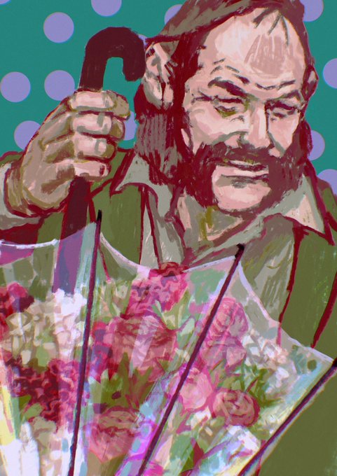 大量の切花をすぼめたビニール傘に入れて運ぶ人を見て賢いな!と思った 