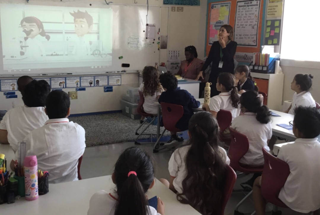 A marvelous sentence to hear: 
"I want to become a geneticist!"
and 
"I want to become a #researcher .
at <a href="/SISQdoha/">Swiss International School</a>  with G3 students.