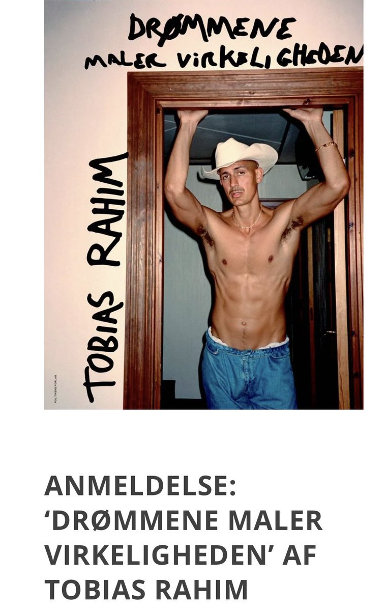 På den måde er værket snarere et stykke konceptuelt merchandise end det er litteratur. Eller måske er det litteratur som merchandise, som billedbog og pin-up kalender til pigeværelset:
#tobiasrahim

bogmarkedet.dk/anmeldelser/an…