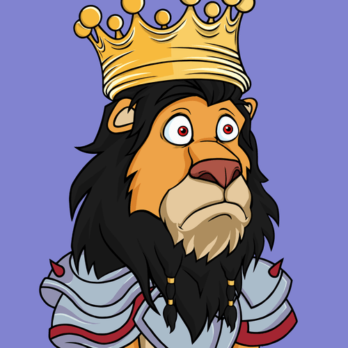 Lazy Lions 6463 bought for Ξ1.999 ($2,254.07)
Avg Price: Ξ0.35
Rare Traits:
Headgear: Crown - 1.08%
Mouth: Sad - 1.85%

opensea.io/assets/ethereu…