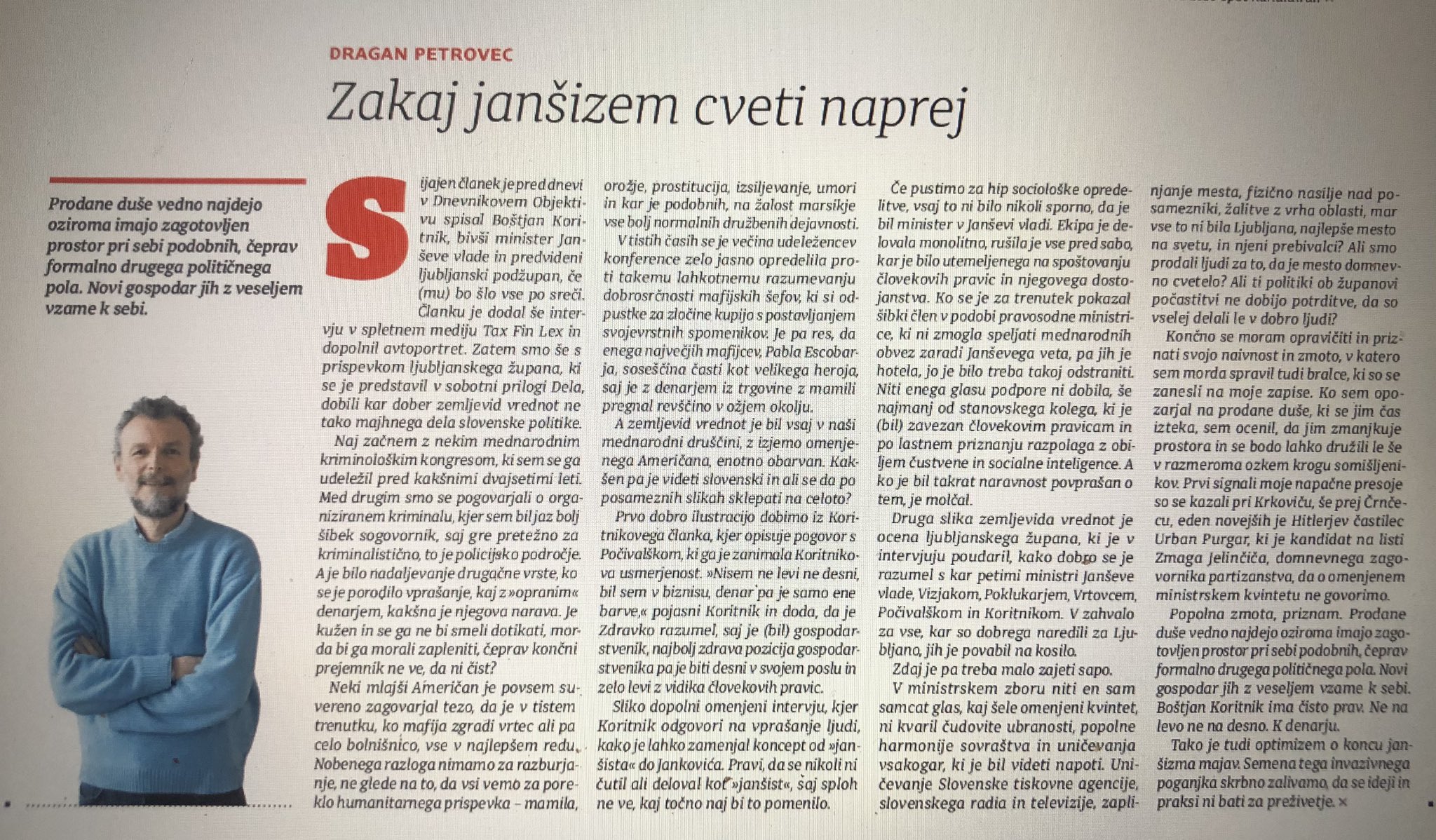 Nice Person-Not at all! on Twitter: "Za prebrat. Dragan Petrovec v ...