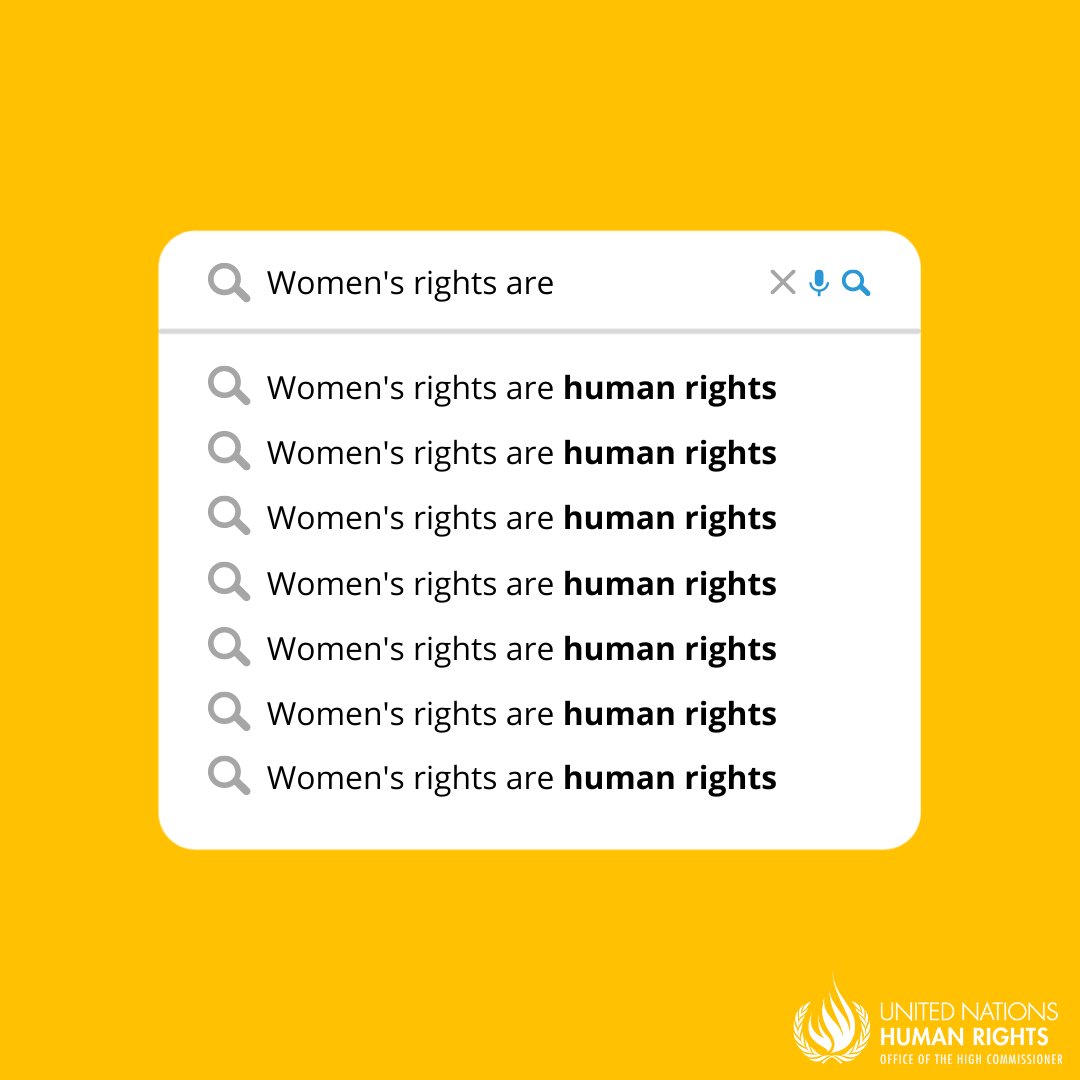 📢Women will NOT be silenced📢

Their voices &amp; courage are essential to fight for human rights.

👉ow.ly/MBFA50LItVC