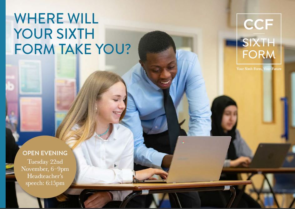 christscolfinch's tweet photo. We look forward to welcoming students and their families to our Sixth Form open evening tomorrow! Join us from 6pm where you will be able to meet with staff, speak with current students and find out more about our exceptional offer! #CCFSixthForm #YourSixthForm #YourFuture https://t.co/nMgC7kPKMG