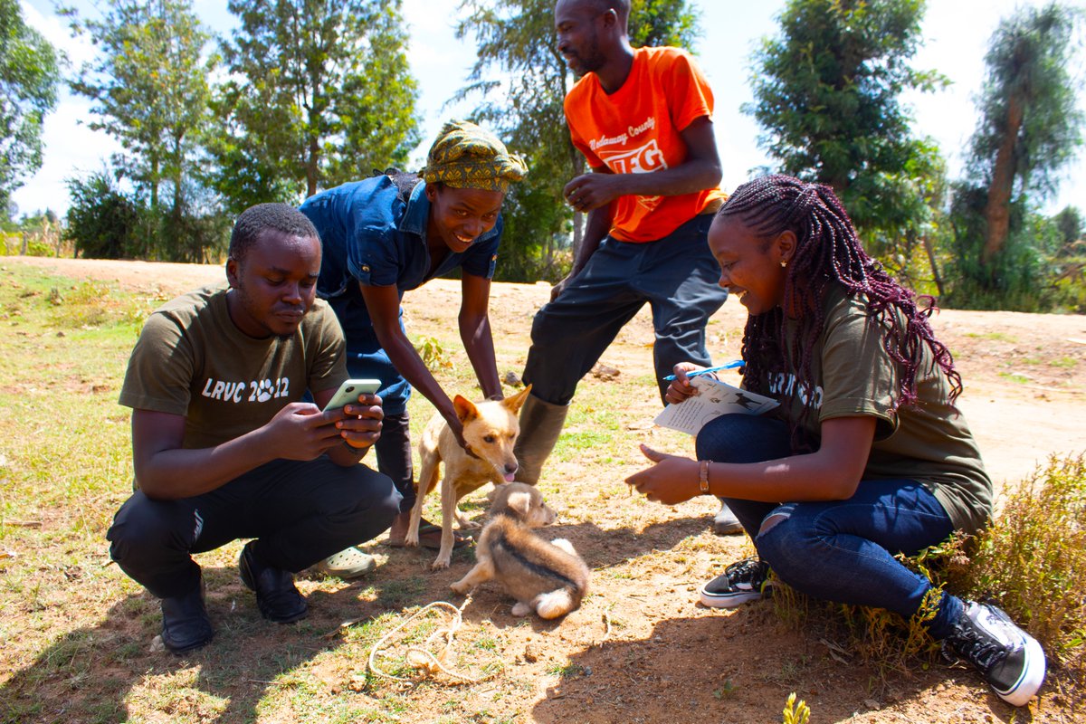 MpalaWildDogs's tweet photo. Part of the #LRVC2022 goal involves interaction with the community. We take this chance to create #awareness on rabies and dog bites prevention. #rabies #Endrabiesnow #Zeroby30
@LaikipiaCountyG @mpala_rc @KaratinaUniv @RabiesAlliance @MissionRabies https://t.co/Id8al0H4F9