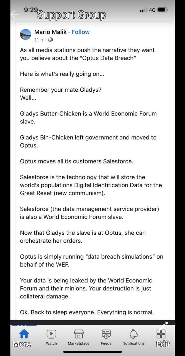 Jezar1's tweet photo. How spot on was this? Its like #Optus allowed the data breach to happen on purpose to push the digital ID as announced today! #WEFpuppet #DigitalID #medibankhack next to push ID is my bet! #scammers https://t.co/ETRB3ZQ1fh