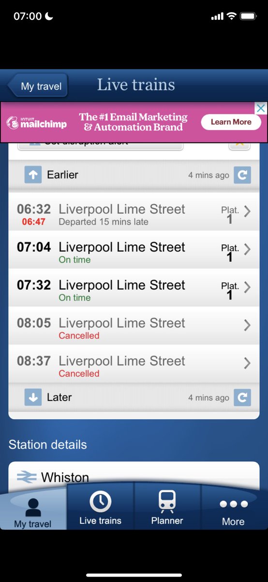 Ian_LFC's tweet photo. Usual crap trains #northernfail #servicewhatservice @northernassist can you ask your paymasters how they expect people to get to work. https://t.co/4VRiddisCh