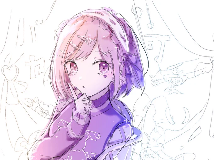 #prsk_FA えななん 塗りたいとこだけ塗って満足 