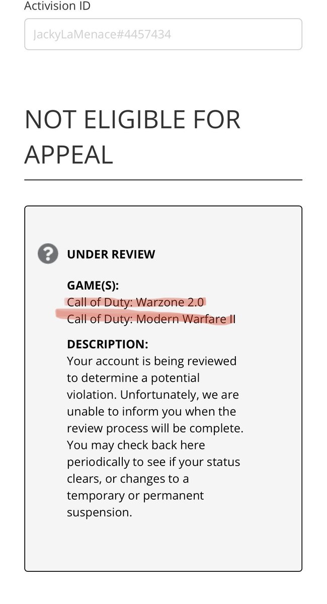 TeamTNG_'s tweet photo. Activision vous êtes des génies ! 

Je suis shadowban sur #Warzone2 et #MW2 

ALORS QUE :
- MW2 : j'ai pas acheté le jeu 🙃
- WARZONE 2 : j'ai fait 0 game sur le jeu https://t.co/Uldln6eABi