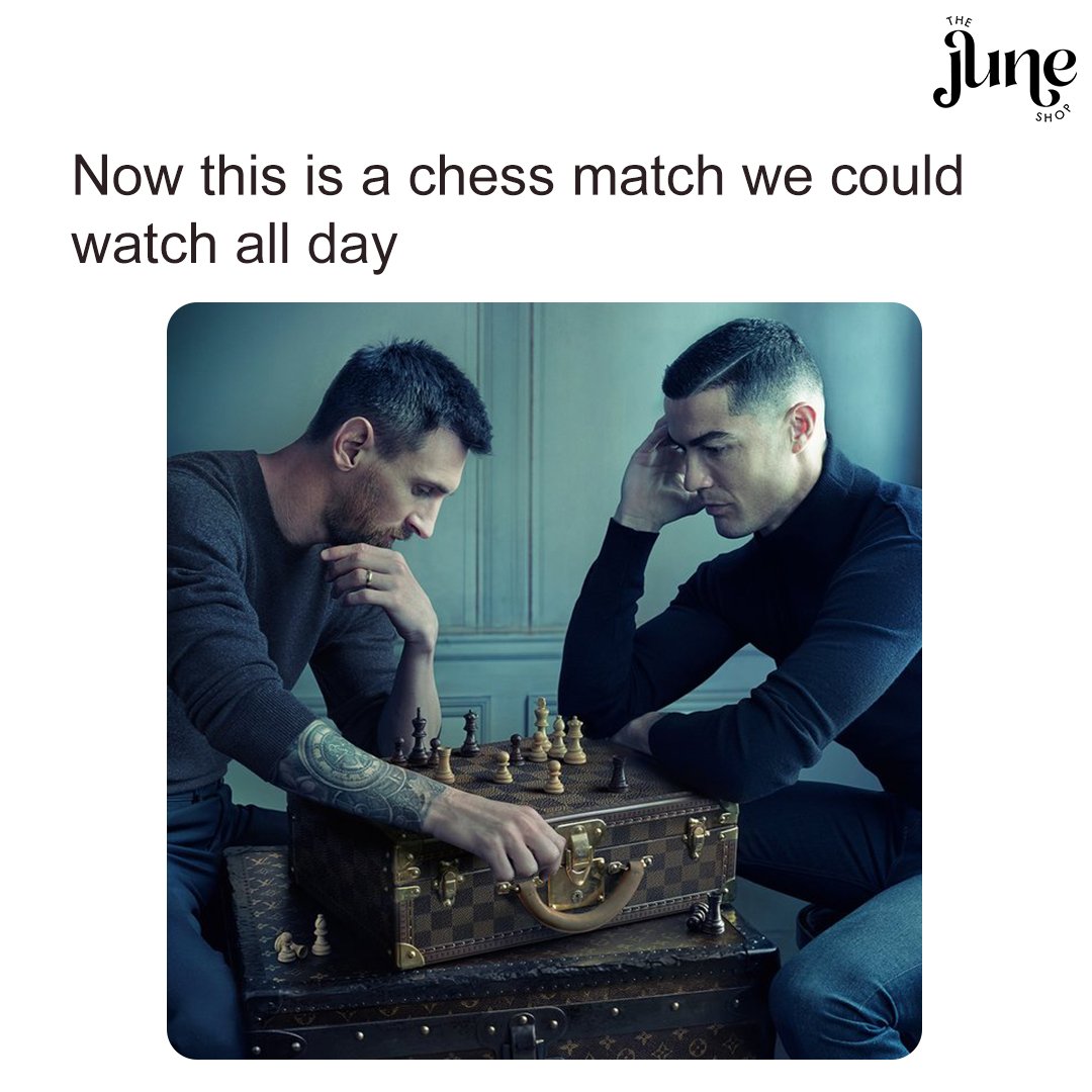 ronaldo messi chess meme
